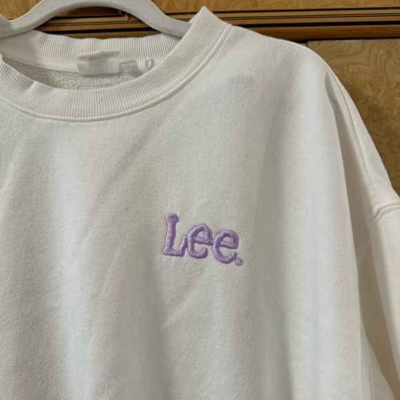 Lee x H&M White Sweatshirt - Picture 2 of 3